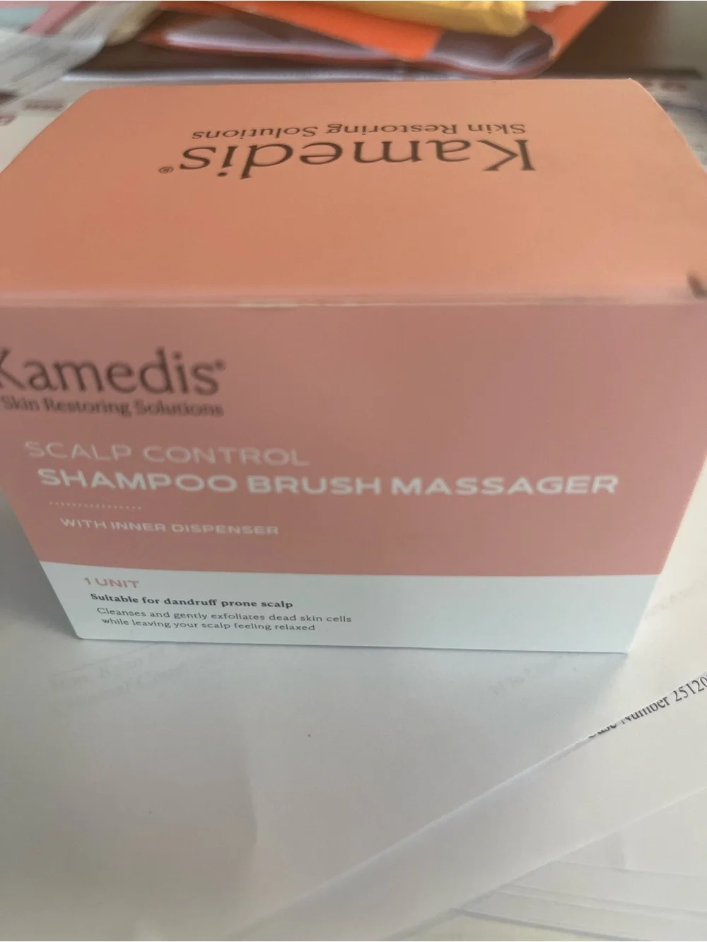 Scalp Control Shampoo Brush Massager - Pink